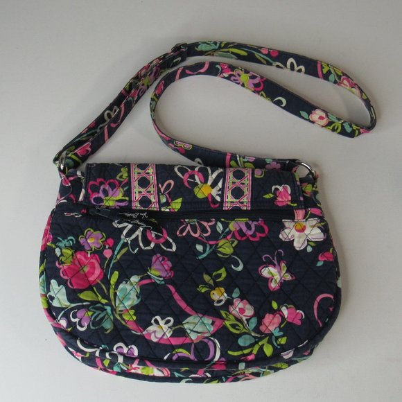 Vera Bradley Crossbody/Shoulder Bag Retired Pattern Ribbons - Picture 2 of 10